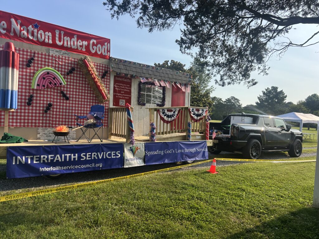 Interfaith Service Council float for the Reedville and Irvington 4th of July Parade